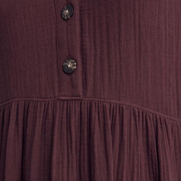 Madewell Lightspun Button-Front Midi Dress - Picture 4 of 8